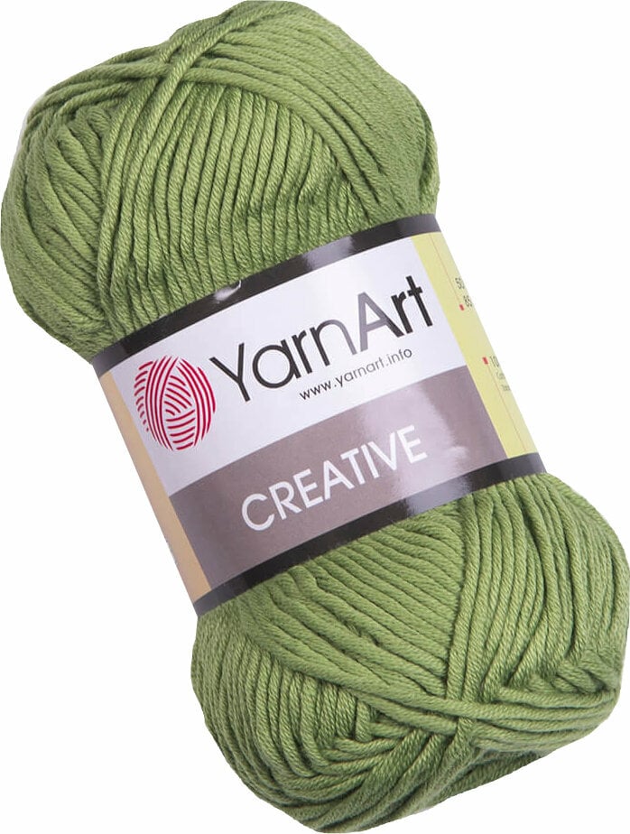 Fil à tricoter Yarn Art Creative 235 Olive Green Fil à tricoter
