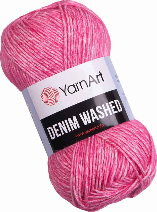 Pređa za pletenje Yarn Art Denim Washed 905 Pink Pređa za pletenje