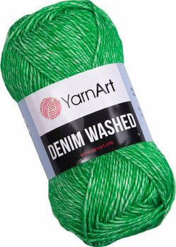 Плетива прежда Yarn Art Denim Washed 909 Dark Green - 1