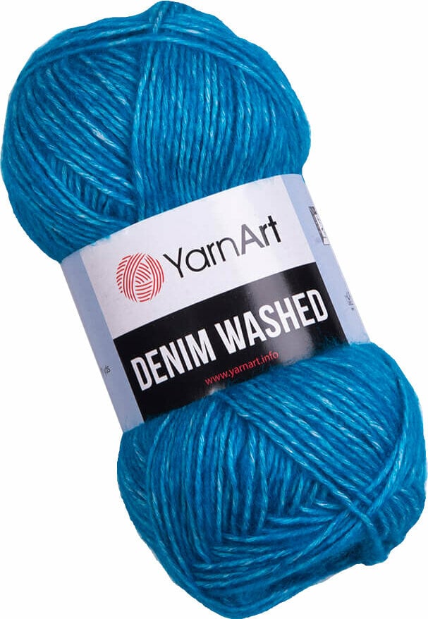 Fire de tricotat Yarn Art Denim Washed 911 Blue Fire de tricotat