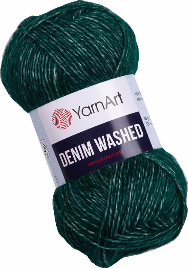 Kötőfonal Yarn Art Denim Washed 924 Turquoise Kötőfonal