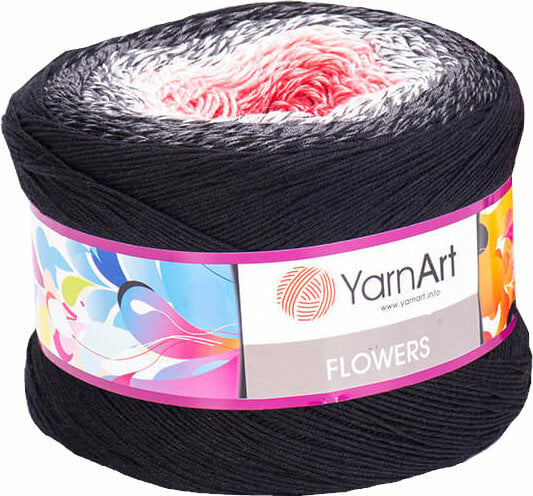 Knitting Yarn Yarn Art Flowers 260 Grey Pink