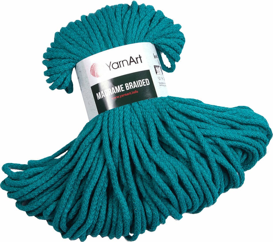 Cable Yarn Art Macrame Braided 4 mm 783 Turquoise