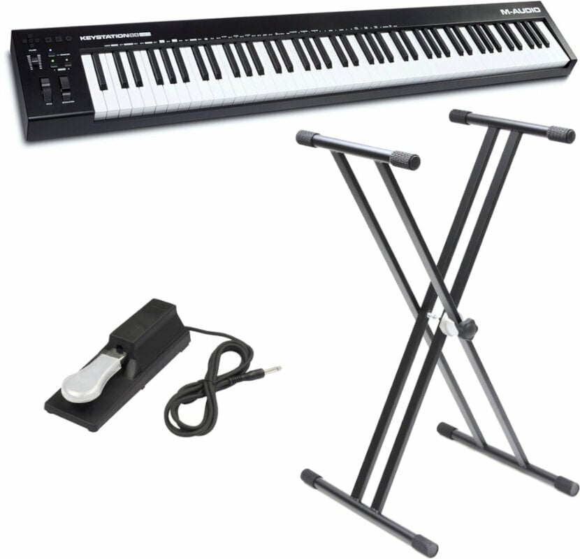MIDI toetsenbord M-Audio Keystation 88 MK3 SET