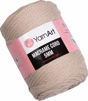 Cord Yarn Art Macrame Cord 5 mm 753 Beige - 1