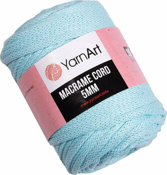 Cordon Yarn Art Macrame Cord 5 mm 775 Baby Blue Cordon - 1