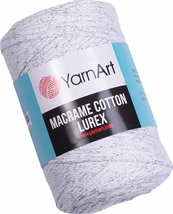 Cordão Yarn Art Macrame Cotton Lurex 2 mm 720