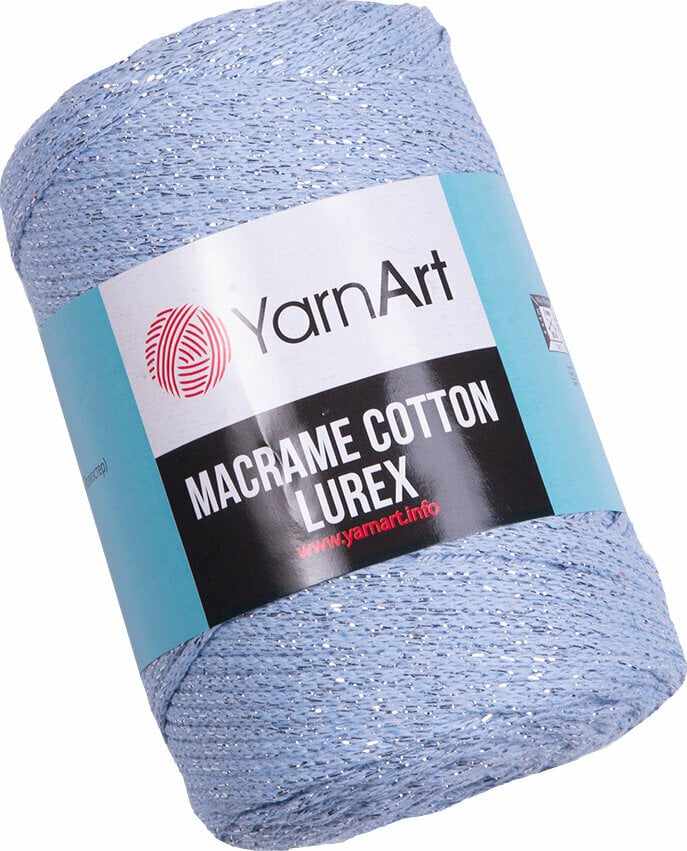 Cordão Yarn Art Macrame Cotton Lurex 2 mm 729