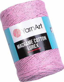 Cordão Yarn Art Macrame Cotton Lurex 2 mm 732 - 1