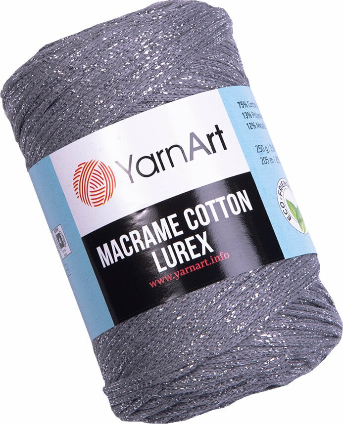 Schnur Yarn Art Macrame Cotton Lurex 2 mm 737