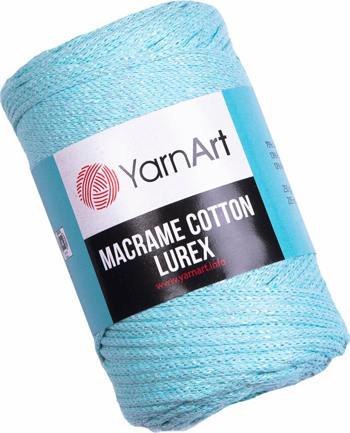 Cordão Yarn Art Macrame Cotton Lurex 2 mm 738