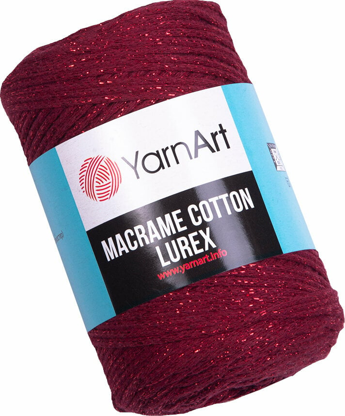 Cord Yarn Art Macrame Cotton Lurex 2 mm 739