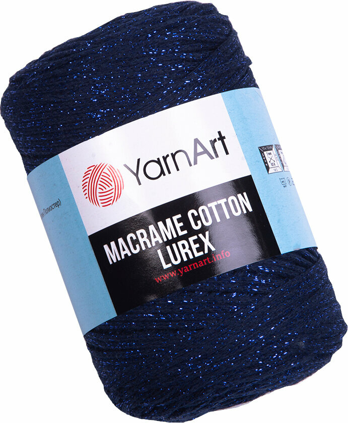 Cable Yarn Art Macrame Cotton Lurex 2 mm 740 Cable