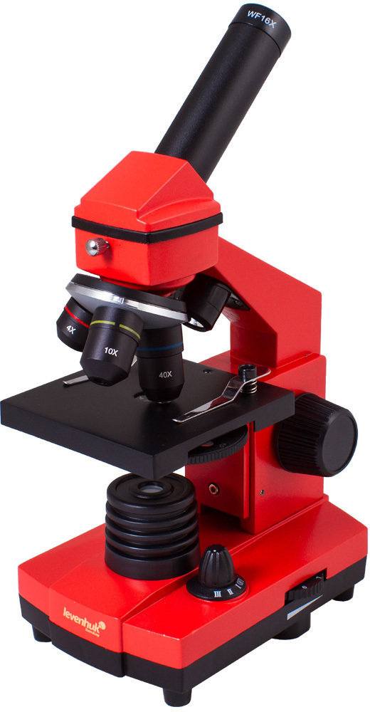 Microscópio Levenhuk Rainbow 2L Orange Microscópio Microscópio