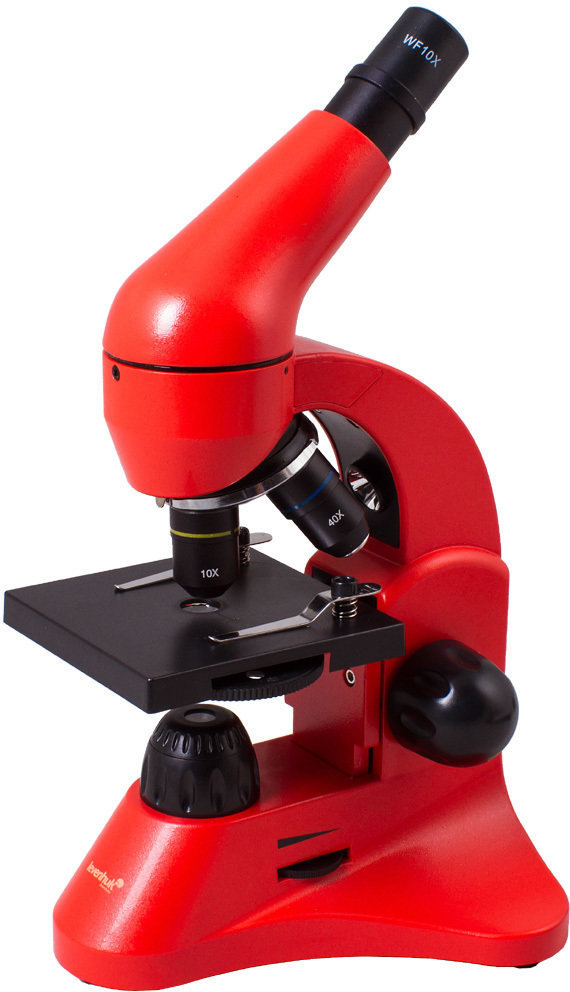 Microscópio Levenhuk Rainbow 50L Orange Microscópio Microscópio
