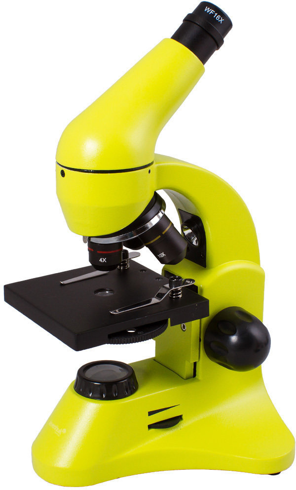 Microscópio Levenhuk Rainbow 50L PLUS Lime Microscópio Microscópio