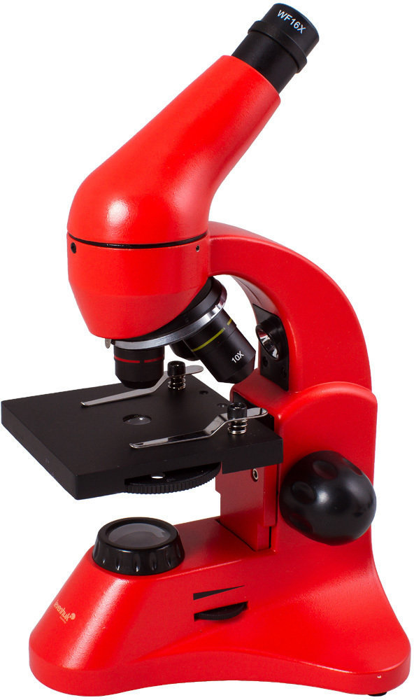 Microscópio Levenhuk Rainbow 50L PLUS Orange Microscópio Microscópio