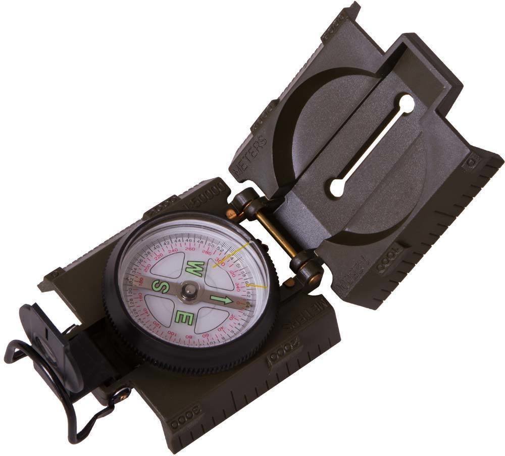 Kompas mosiężny, sekstant mosiężny Levenhuk DC65 Compass