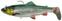 Gummibete Savage Gear 4D Trout Rattle Shad Green Silver 12,5 cm 35 g