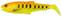 Isca de borracha Savage Gear Craft Cannibal Paddletail Golden Ambulance 10,5 cm 12 g