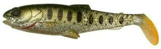 Silikonska vaba Savage Gear Craft Cannibal Paddletail Olive Pearl Silver Smolt 10,5 cm 12 g Silikonska vaba