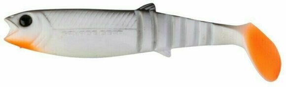Rubber Lure Savage Gear Cannibal Shad White & Black 10 cm 9 g - 1