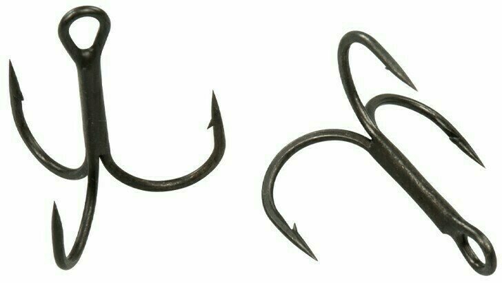 Fishing Hook DAM Y Treble # 10 Dark Grey Fishing Hook