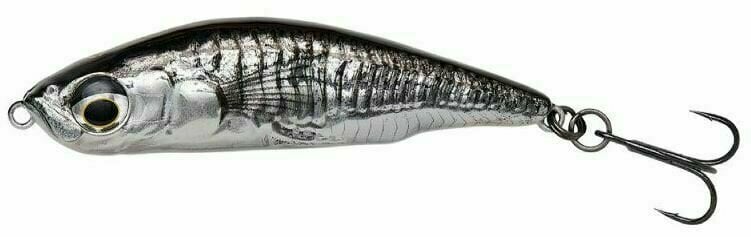 Fishing Wobbler Savage Gear 3D Sticklebait Pencil Black Silver 5,5 cm 7 g
