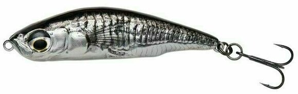 Wobbler de pesca Savage Gear 3D Sticklebait Pencil Black Silver 6,5 cm 10,5 g - 1