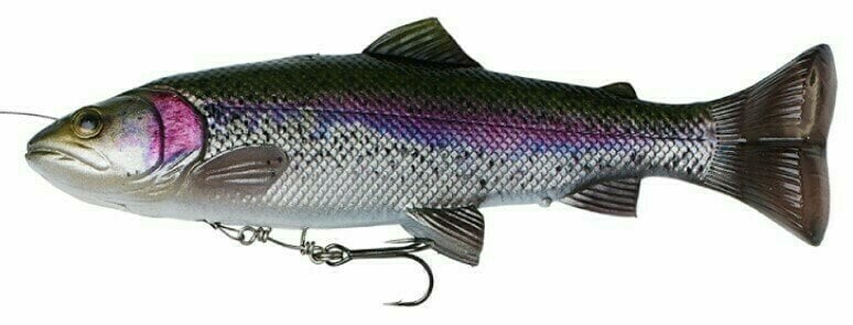 Esca siliconica Savage Gear 4D Line Thru Pulse Tail Trout Rainbow Trout 16 cm 51 g