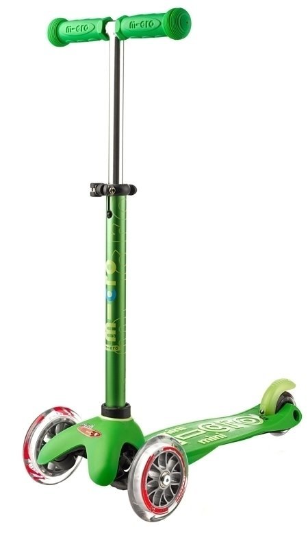 Kid Scooter / Tricycle Micro Mini Deluxe Green Kid Scooter / Tricycle