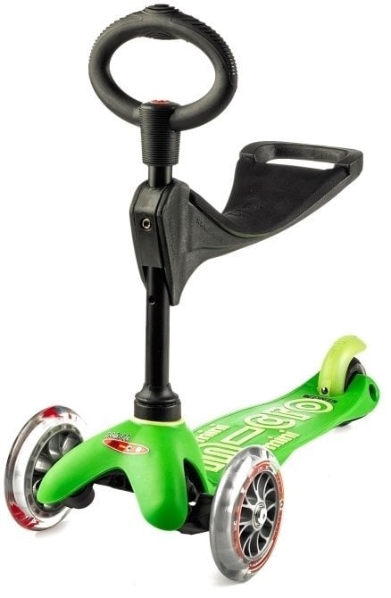 Kid Scooter / Tricycle Micro Mini Deluxe 3v1 Green Kid Scooter / Tricycle