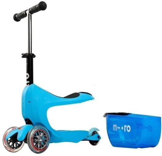 Dječji romobil / Tricikl Micro Mini2go Deluxe Plava Dječji romobil / Tricikl