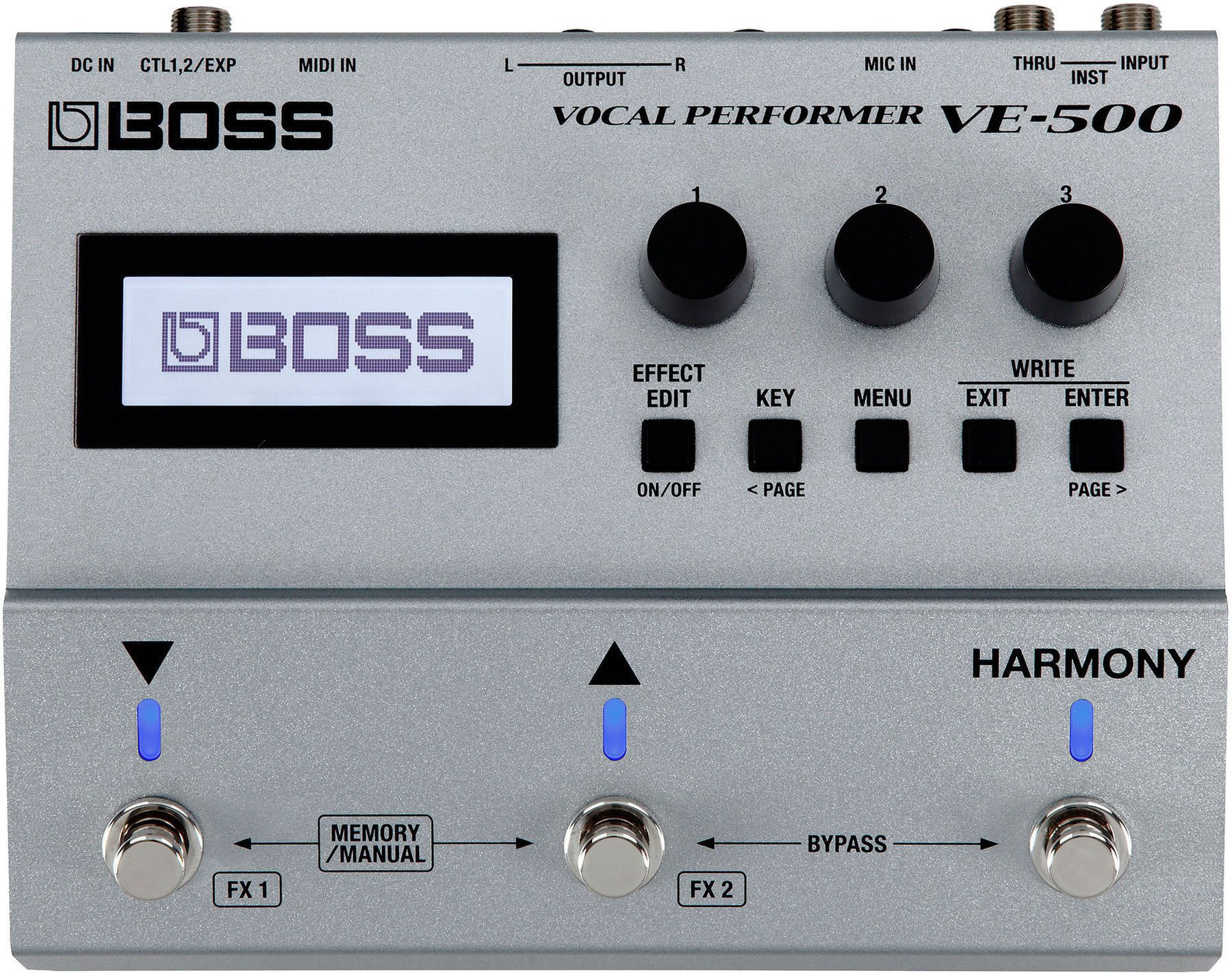 Processor för rösteffekter Boss VE-500 Vocal Performer