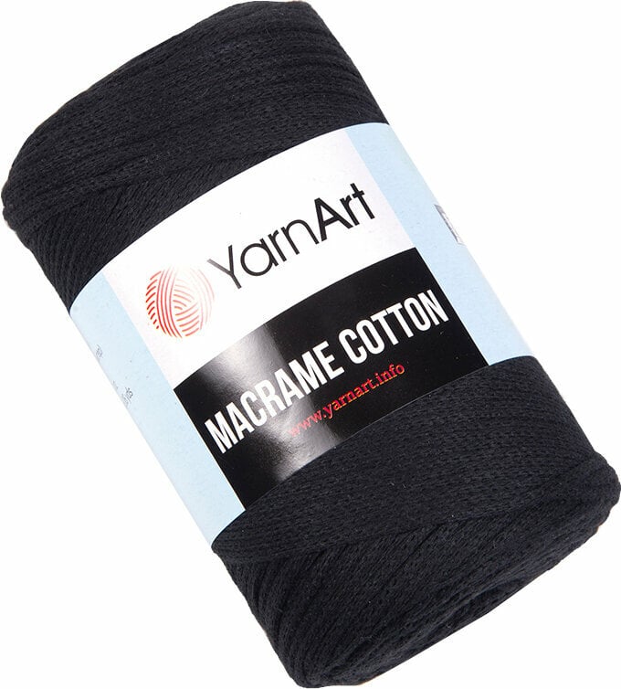 Κορδόνι Yarn Art Macrame Cotton 2 χλστ. 750 Black