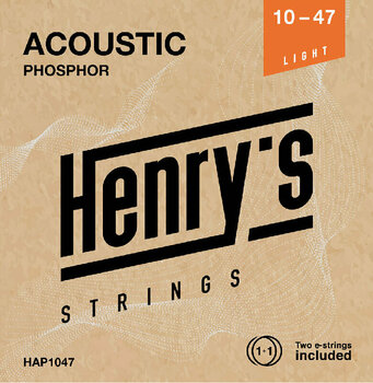 Struny pro akustickou kytaru Henry's Phosphor 10-47 - 1