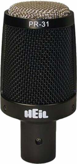 Microphone for Tom Heil Sound PR31 Black Short Body Microphone for Tom
