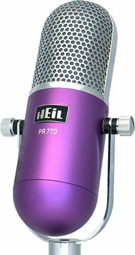 Microphone de podcast Heil Sound PR77DP Purple