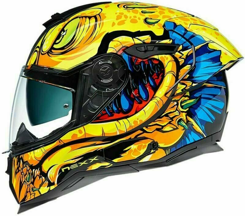 Helmet Nexx SX.100R Abisal Yellow/Blue S Helmet