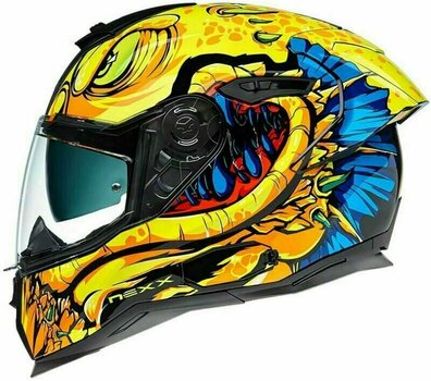Helmet Nexx SX.100R Abisal Yellow/Blue S Helmet - 1