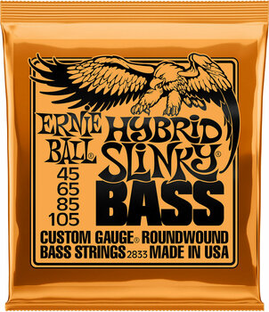 Corzi pentru chitare bas Ernie Ball 2833 Hybrid Slinky Bass - 1