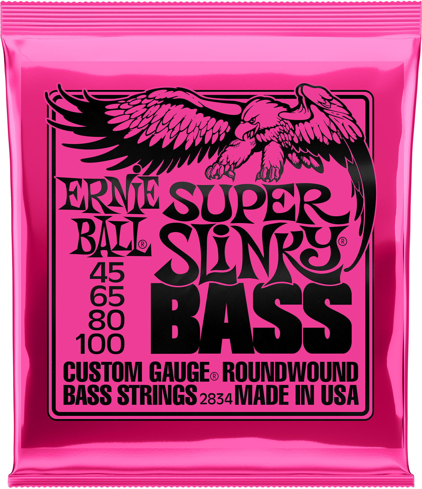 Struny pro baskytaru Ernie Ball 2834 Super Slinky Bass