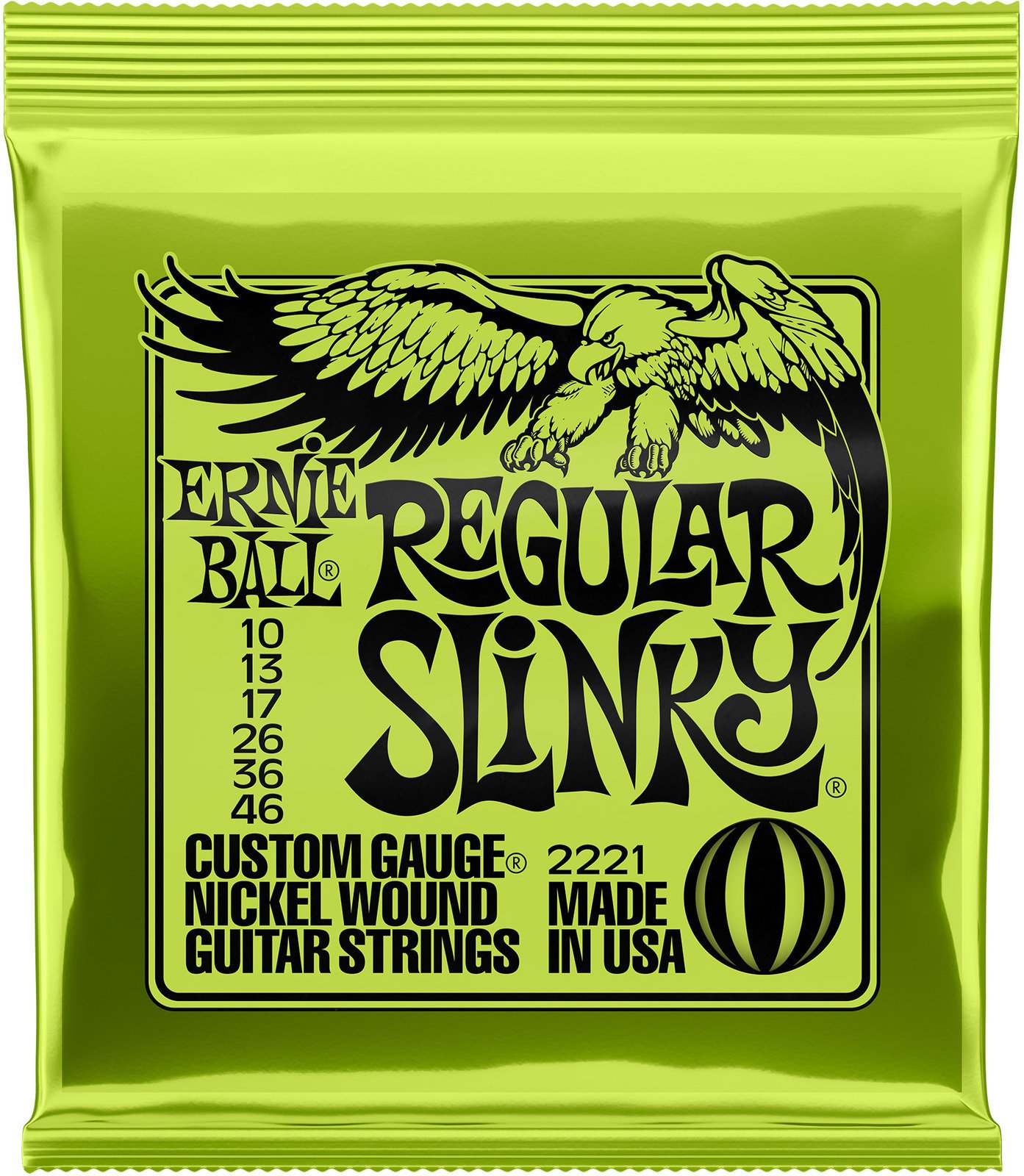 Struny pre elektrickú gitaru Ernie Ball 2221 Regular Slinky