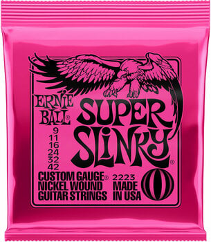 Struny pro elektrickou kytaru Ernie Ball 2223 Super Slinky