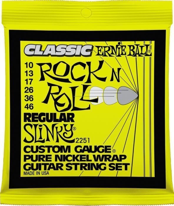 Cordes pour guitares électriques Ernie Ball 2251 Classic Regular Slinky