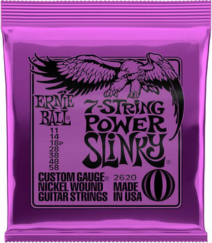 Struny pre elektrickú gitaru Ernie Ball 2620 Power Slinky - 1