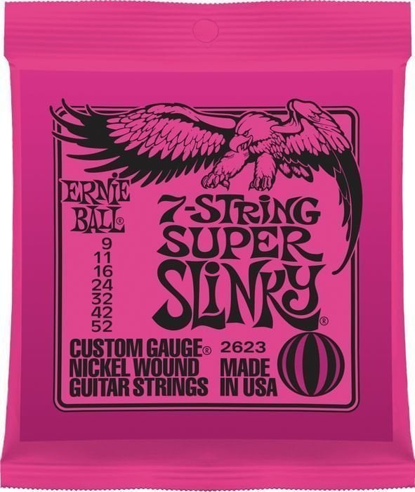Struny pre elektrickú gitaru Ernie Ball 2623 Super Slinky