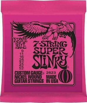 Cordes pour guitares électriques Ernie Ball 2623 Super Slinky - 1