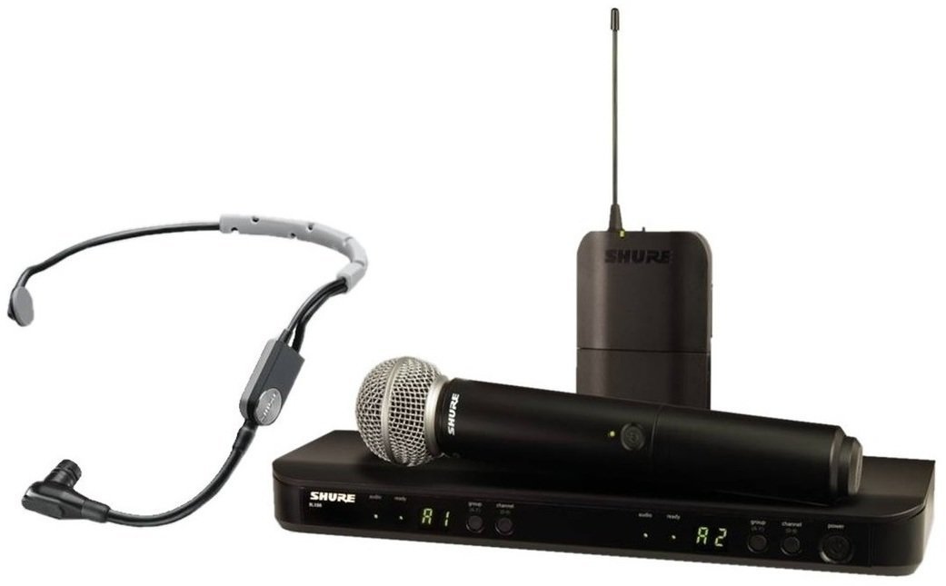 Wireless system-Combi Shure BLX1288E/SM35 K3E: 606-630 MHz