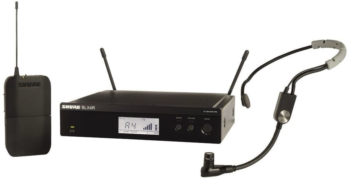 Sistem headset fără fir Shure BLX14RE/SM35 M17: 662-686 MHz